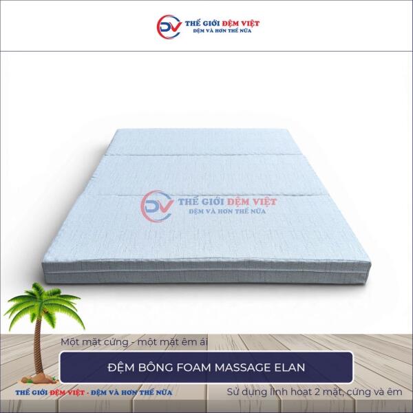 Đệm bông ép mix foam Massage Elan